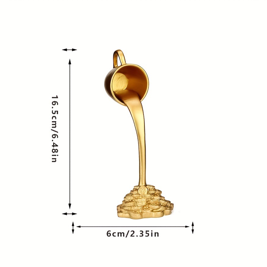 Floating Liquid Gold Mug Sculp - Newton Cradle Large incelemesi ve fiyatı