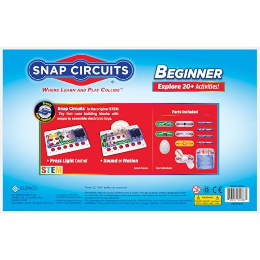Snap Circuits Beginner, Electr - Circuit Snap Kit incelemesi ve fiyatı