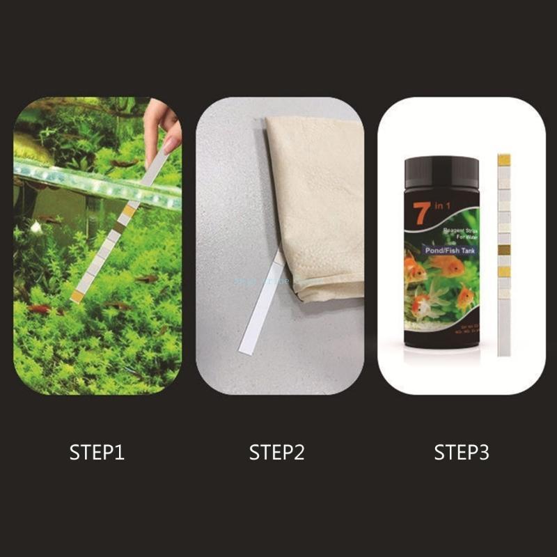 New 7 in 1 Aquarium Swimming P - Ph Strip Test incelemesi ve fiyatı