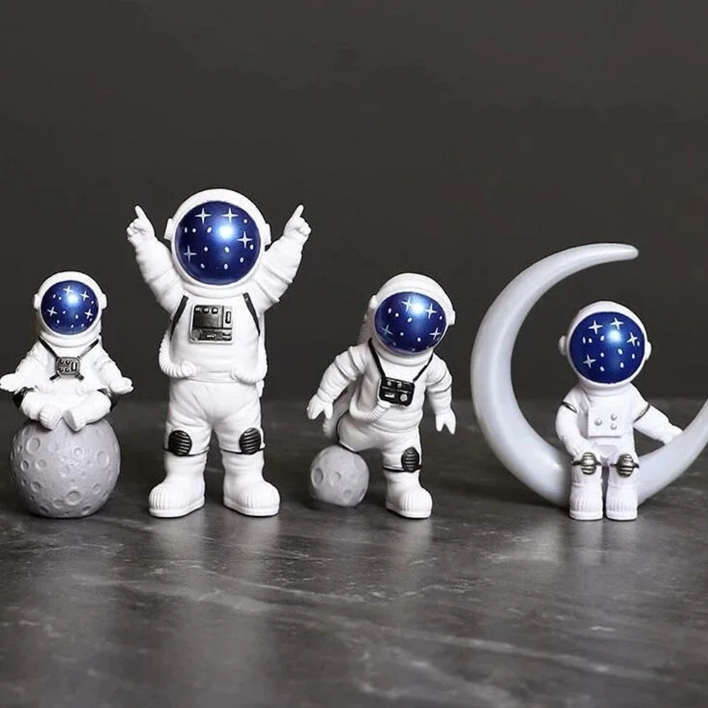 4 pcs Astronaut Figure Statue  - Newton Cradle Large incelemesi ve fiyatı