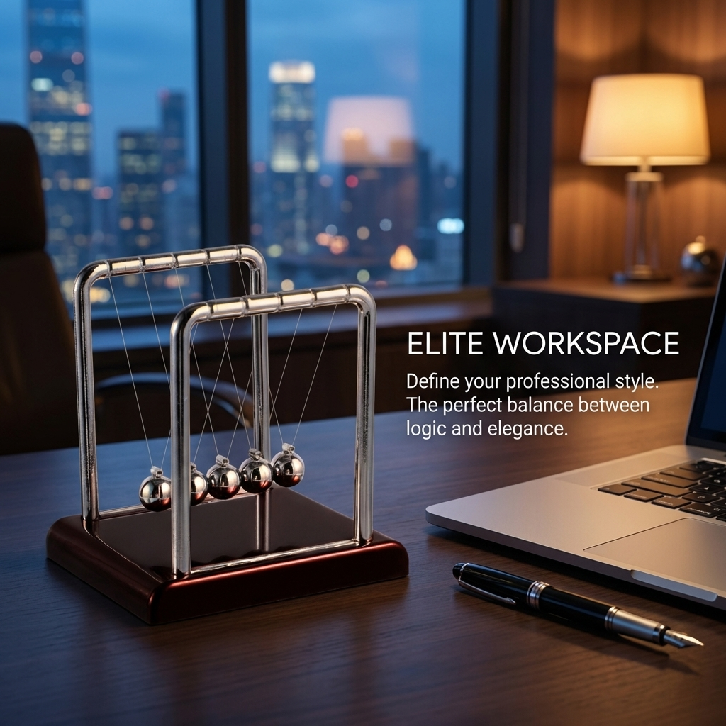 Newton Cradle Balance Pendulum - Newton Cradle Large incelemesi ve fiyatı