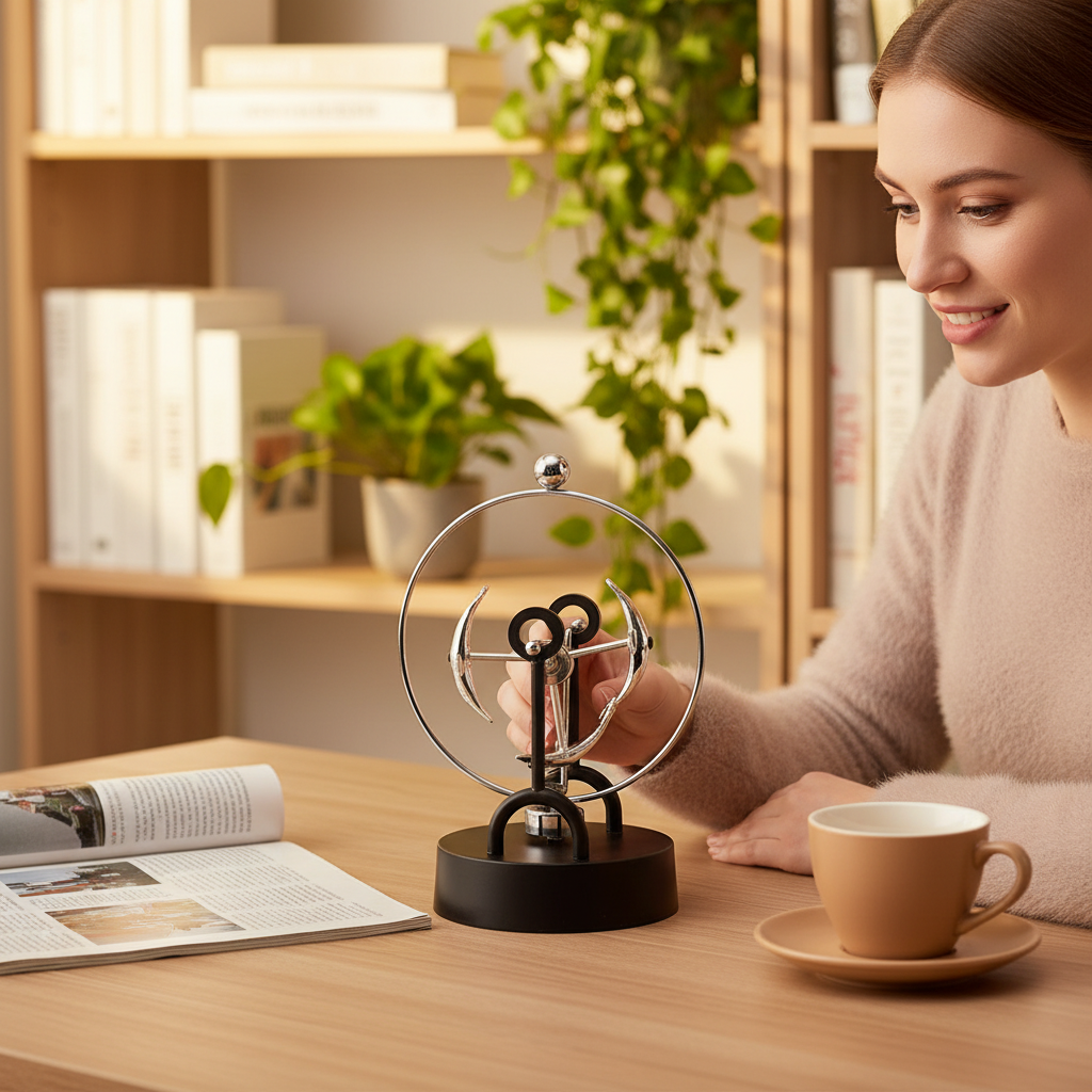 Creative Metal Magnetic Swinge - Newton Cradle Large incelemesi ve fiyatı