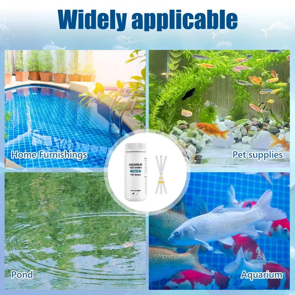 7 in 1 100Pcs Aquarium Test St - Ph Strip Test incelemesi ve fiyatı