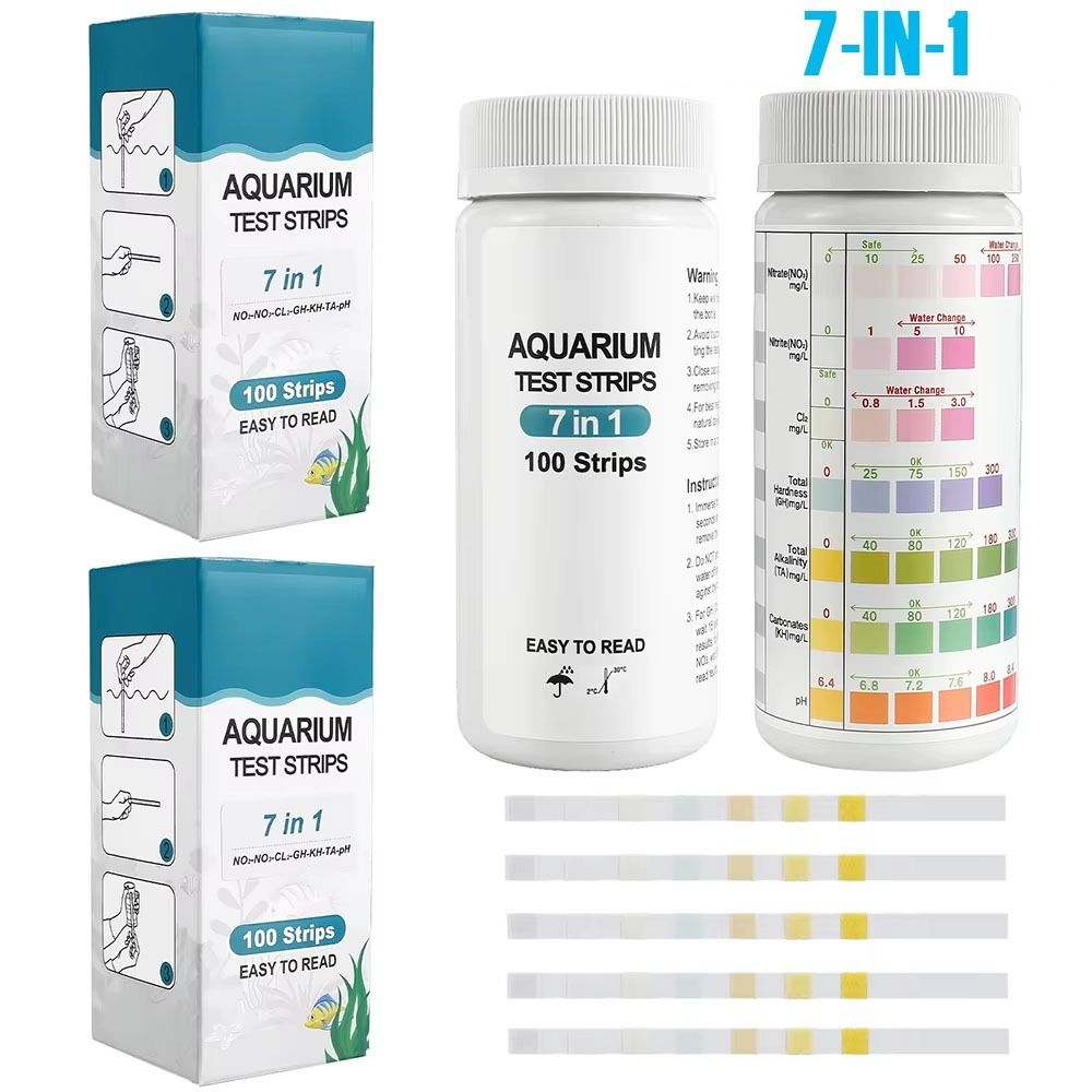 7 in 1 100Pcs Aquarium Test St - Ph Strip Test incelemesi ve fiyatı